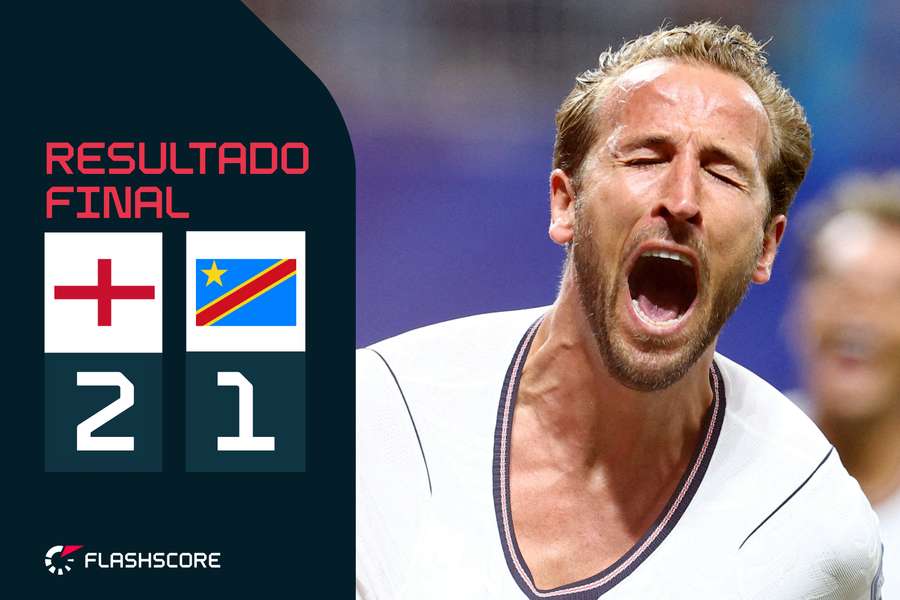Bis de Harry Kane salvou Inglaterra Bis de Harry Kane salvou Inglaterra