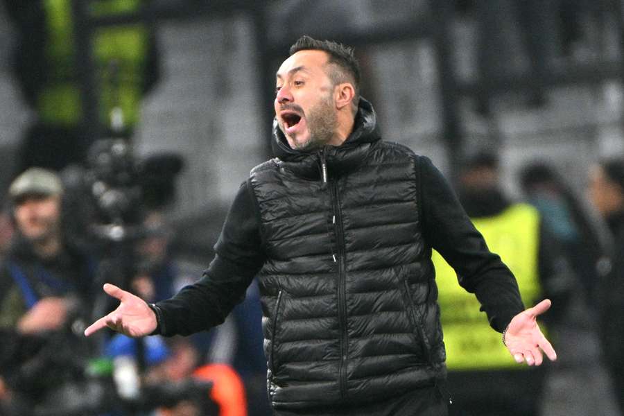 De Zerbi mercredi soir.