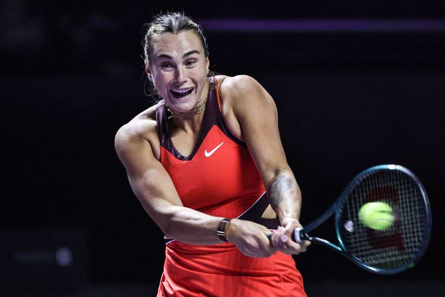 Aryna Sabalenka juega la final de las WTA Finals Aryna Sabalenka juega la final de las WTA Finals