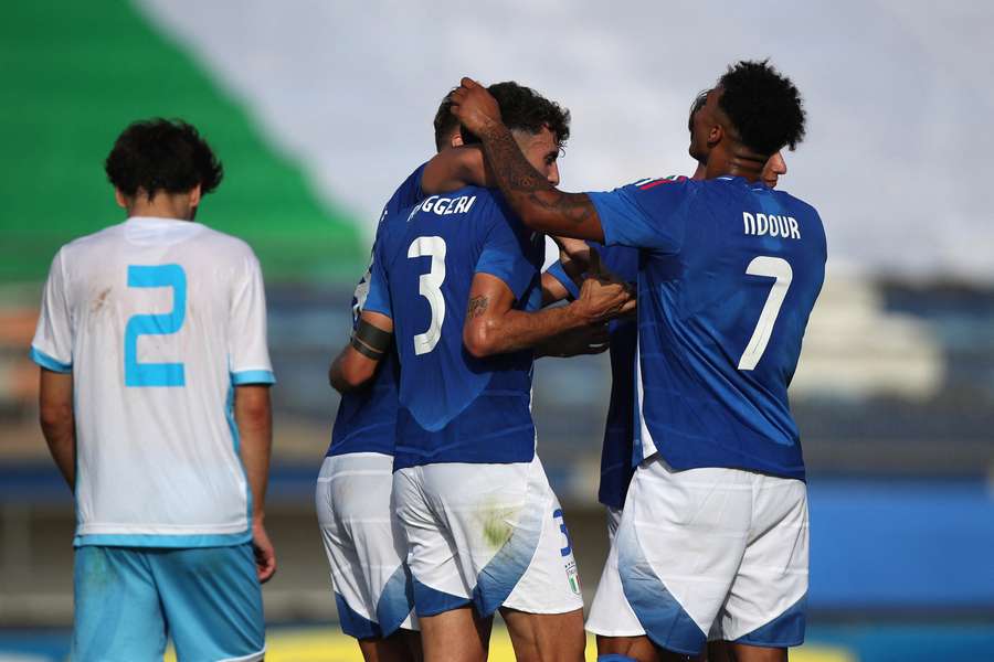 Cher Ndour e Matteo Ruggeri con la Nazionale Under 21
