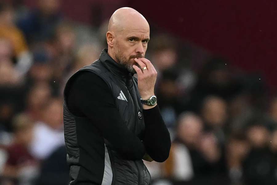 Erik ten Hag lors du match à West Ham dimanche.