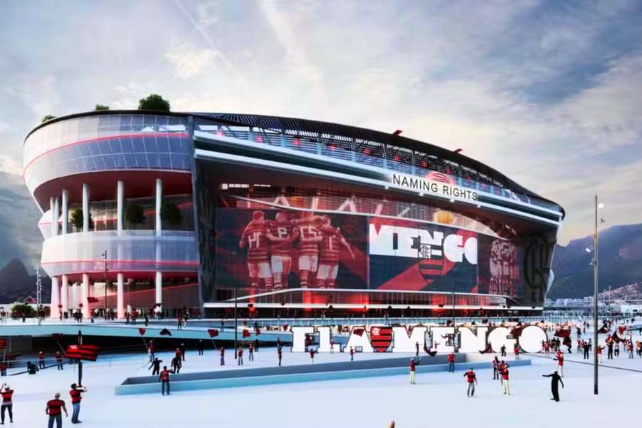 Esboço da futura arena do Rio de Janeiro