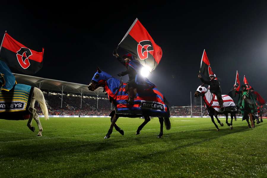 The Crusaders' horses each represented one of the six regions represented by the team. 