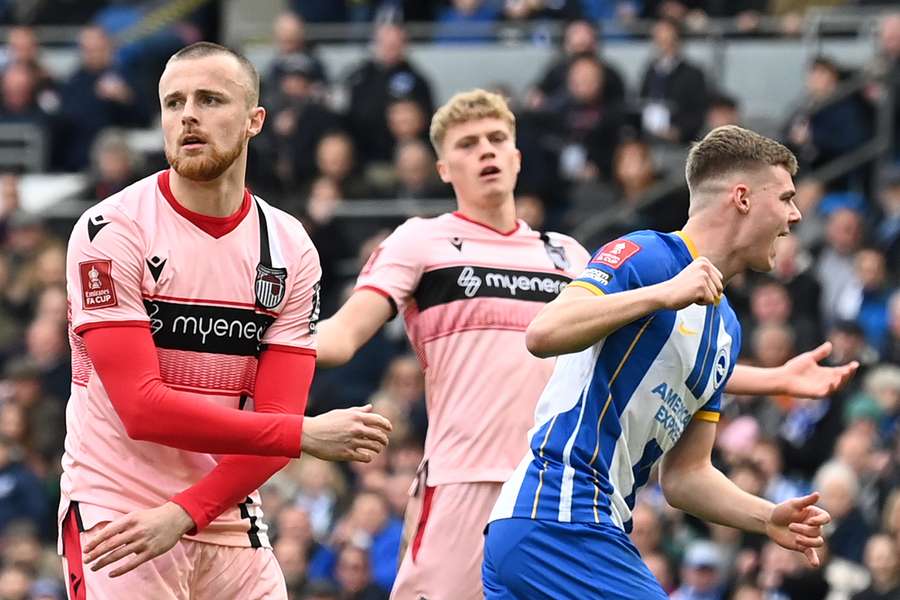 Evan Ferguson was on target for Brighton