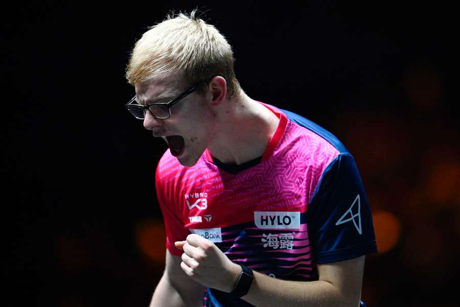 Félix Lebrun au China Smash le 5 octobre. Félix Lebrun au China Smash le 5 octobre.