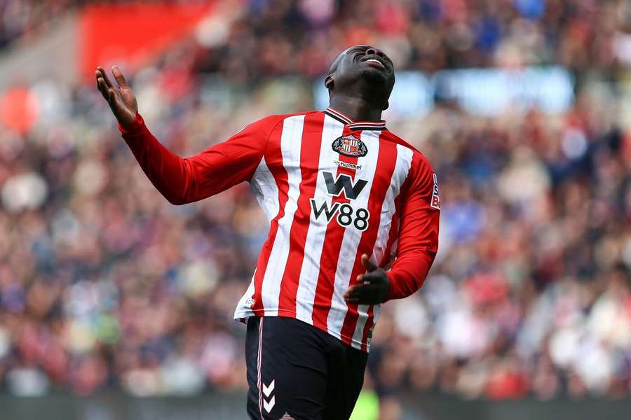 Brian Brobbey during Sunderland's win over Spurs