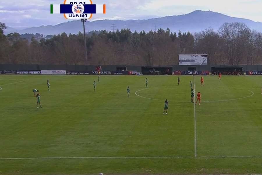 Imagem das jogadoras do Vilaverdense