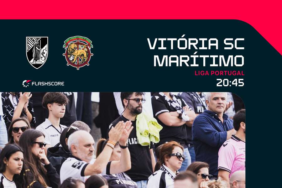 Vitória SC recebe Marítimo em Guimarães