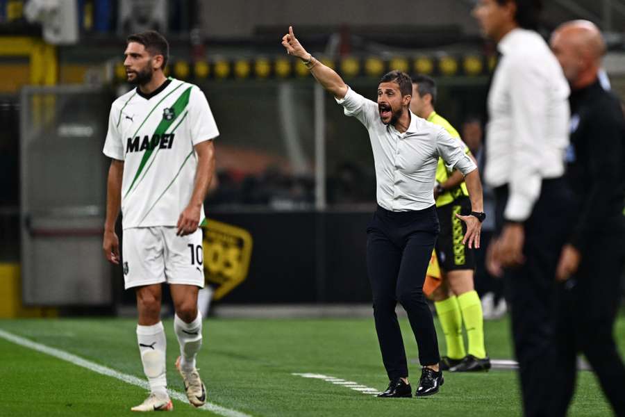 Alessio Dionisi con Domenico Berardi