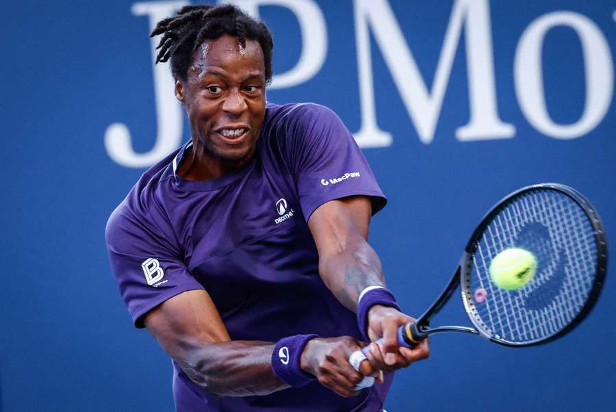 Monfils à l'US Open mardi. Monfils à l'US Open mardi.