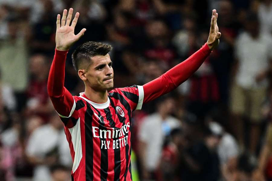 Álvaro Morata sera absent lors des deux prochains matches de l'AC Milan. 