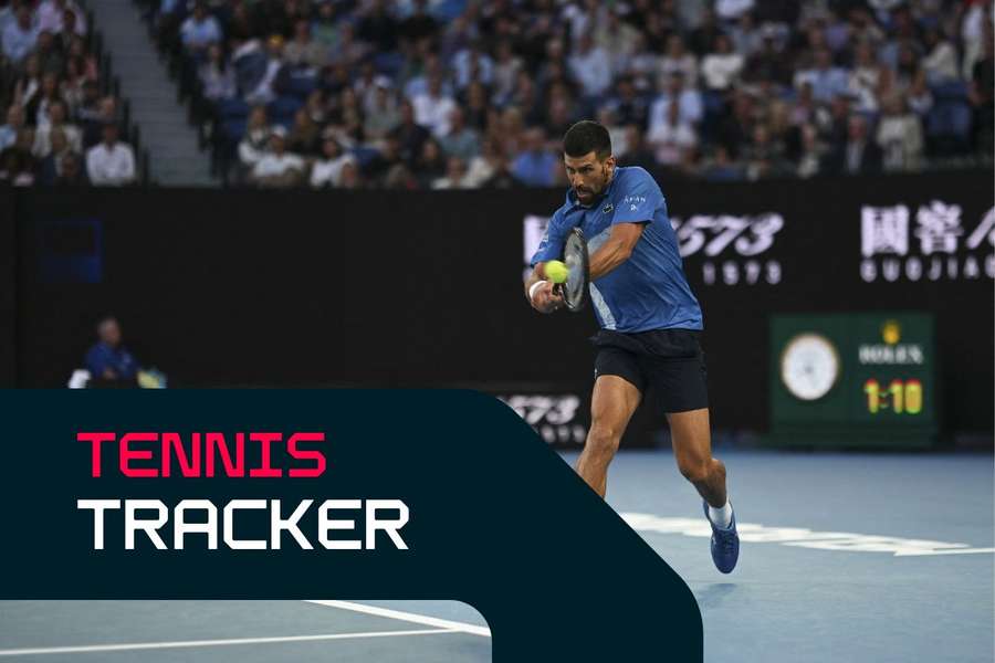 Djokovic is in action at 09:00 CET