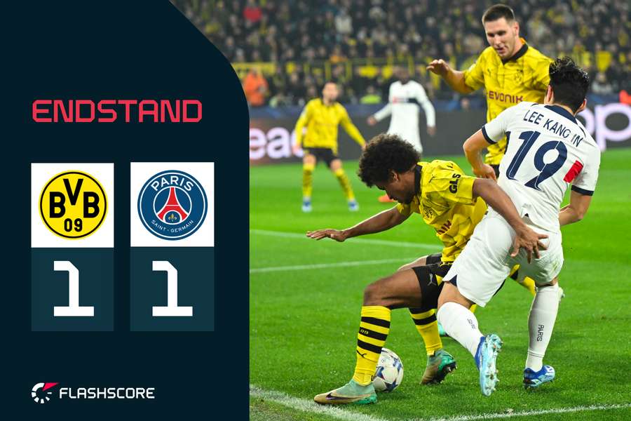 Alles zum Spiel BVB gegen PSG bei Flashscore