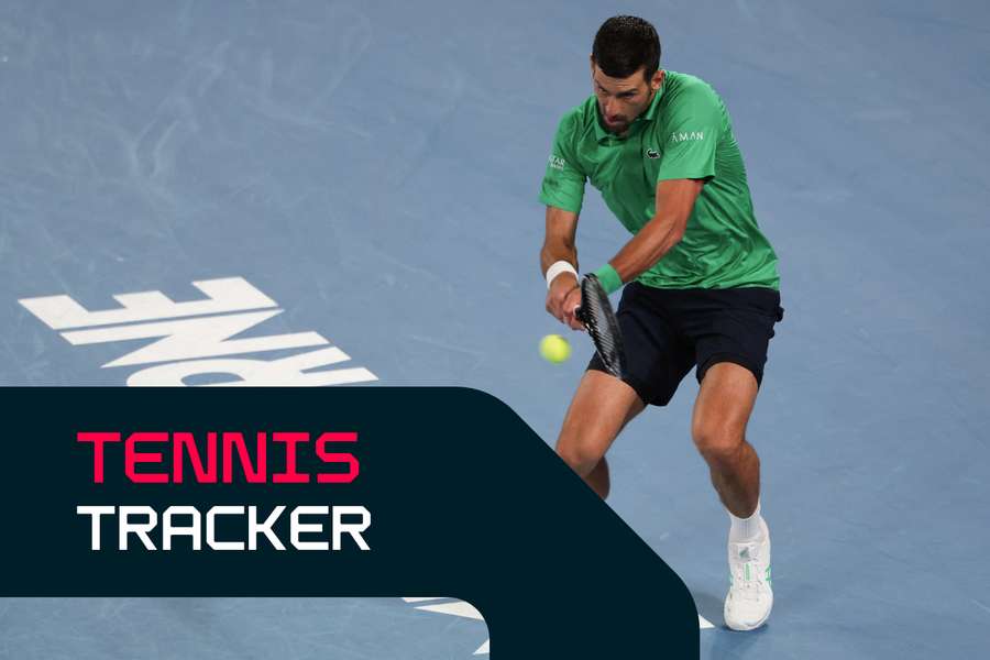 Djokovic is in second-round action on Thursday Djokovic is in second-round action on Thursday