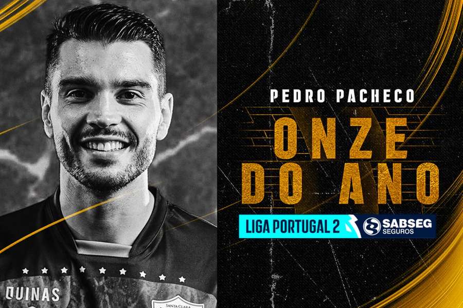 Pedro Pacheco é o segundo jogador do Santa Clara no onze