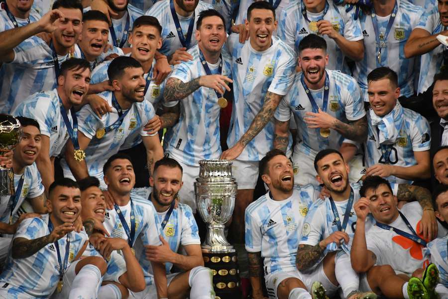 Argentina celebra la victoria en la Copa América 2021