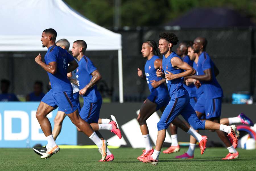 Les Bleus mercredi. Les Bleus mercredi.