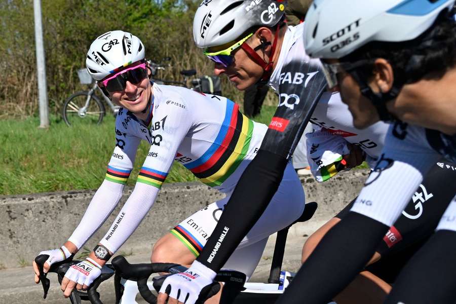 Im Team UAE Emirates-XRG stimmt der Zusammenhalt.