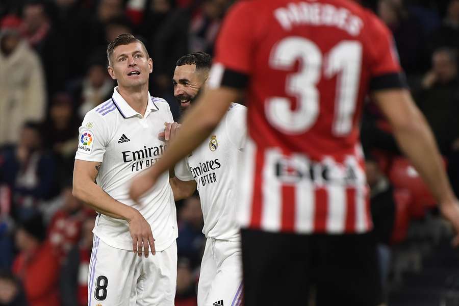 Benzema i Kroos niweczą wysiłki Athletiku Bilbao