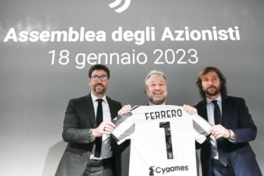 Andrea Agnelli, Gianluca Ferrero e Pavel Nedved