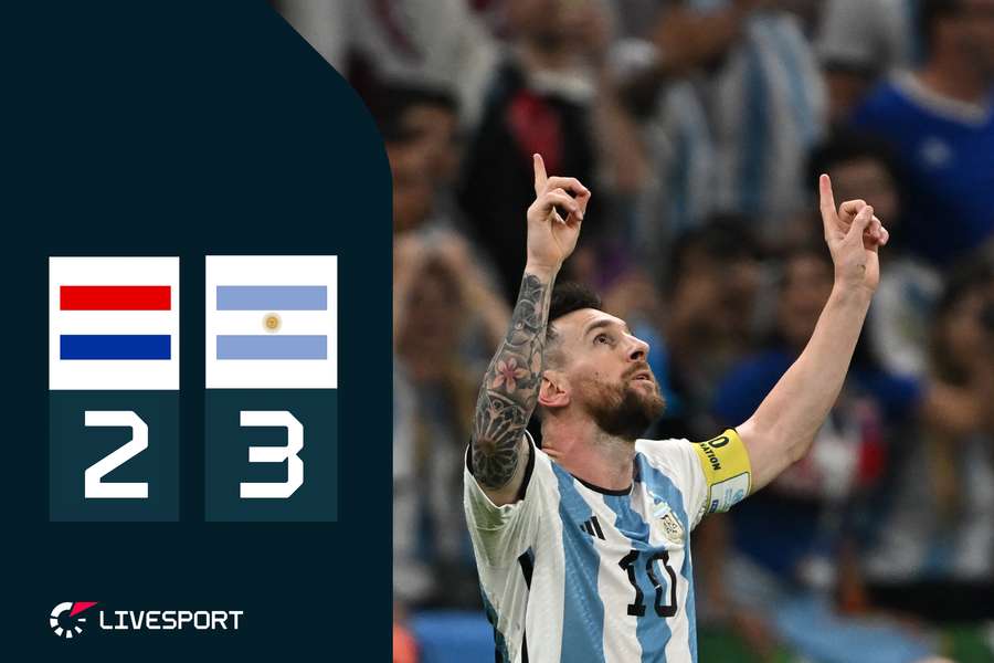 Nizozemsko – Argentina 2:3. Neskutečný závěr, Messi a spol. ovládli souboj nervů