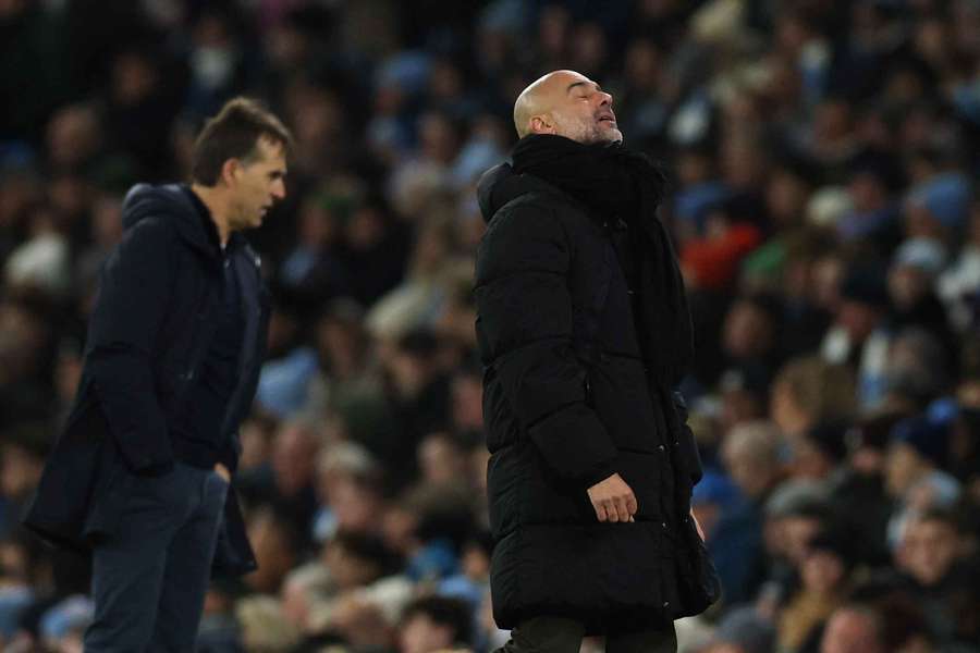 Manchester City's manager Pep Guardiola