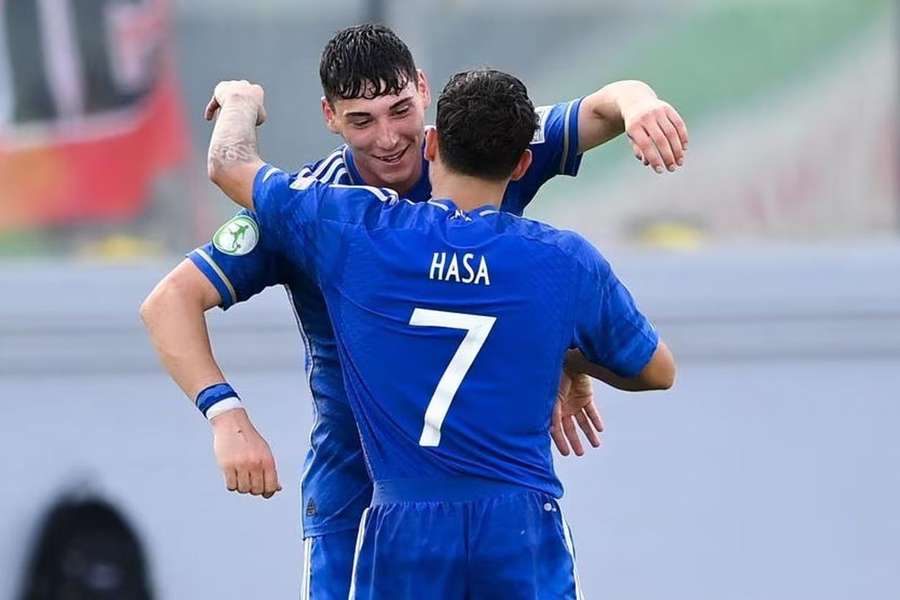 Luis Hasa fez o golo que valeu o empate e a passagem à Itália Luis Hasa fez o golo que valeu o empate e a passagem à Itália