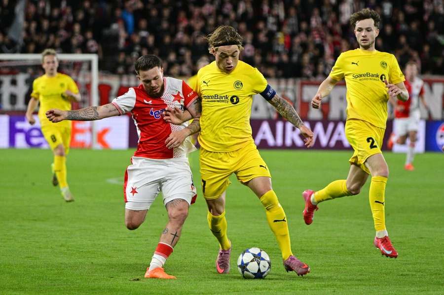 Slavia and Bodo/Glimt drew 2-2 in Prague