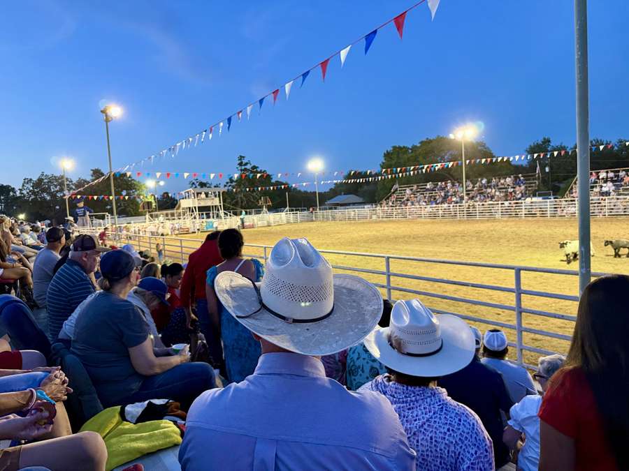 Gli spalti del Rodeo Gli spalti del Rodeo
