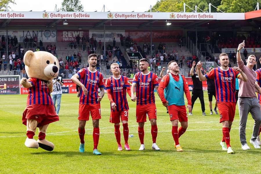 Heidenheim heiß: Haben es sowas von verdient in der Bundesliga zu spielen