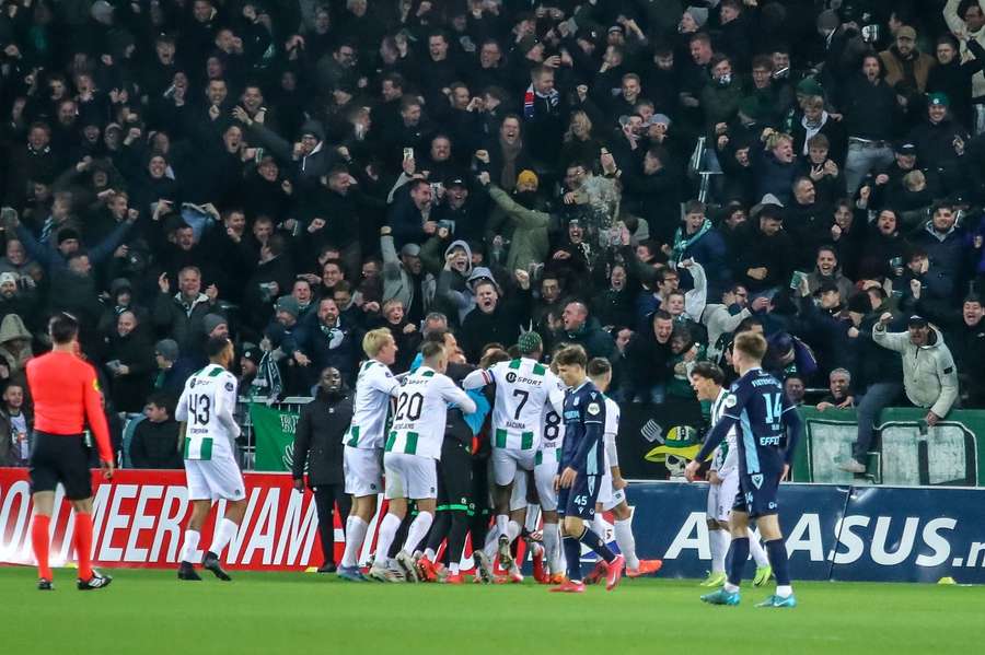 FC Groningen won their first derby since 2018