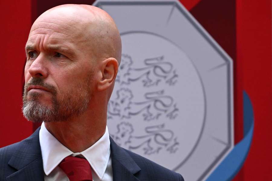 Erik ten Hag lors du Community Shield.