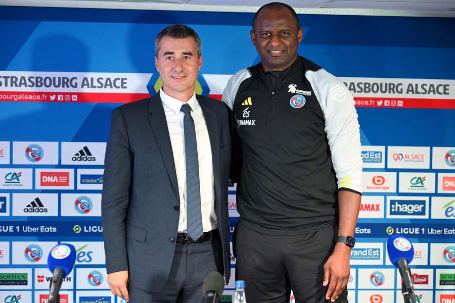 Marc Keller et Patrick Vieira