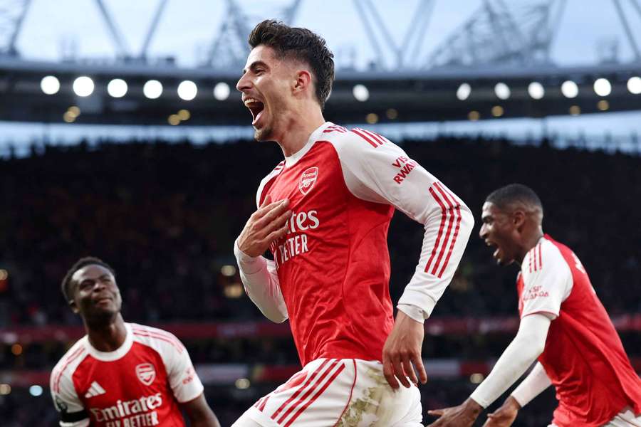Kai Havertz marcou o gol da vitória Kai Havertz marcou o gol da vitória