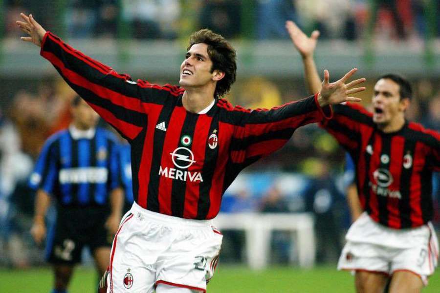Kaká, en su primera etapa con el AC Milan