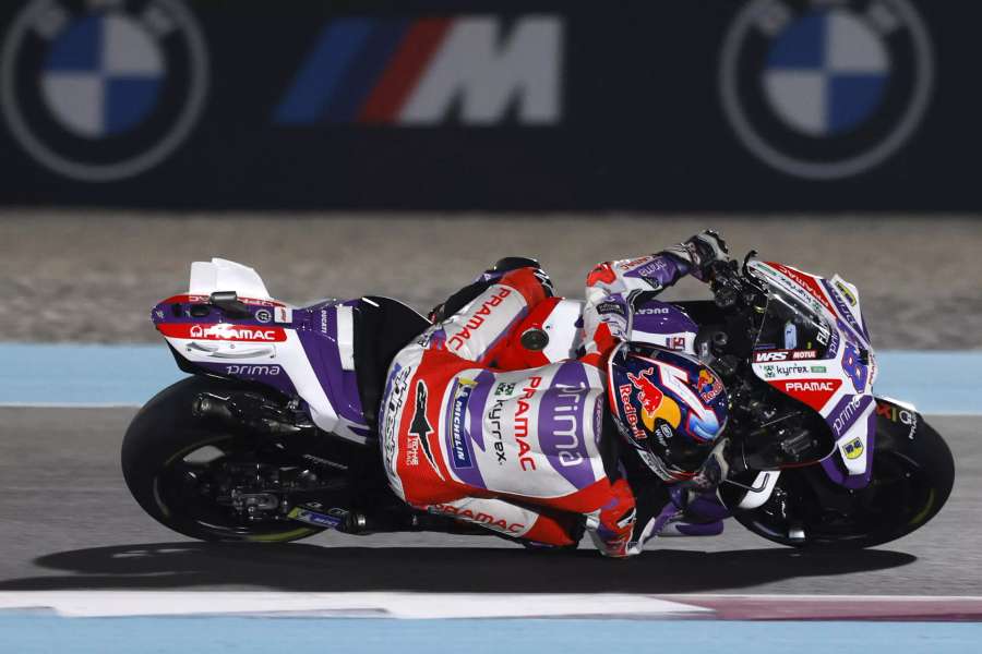 Jorge Martin complained about his rear tyre after only finishing 10th in the MotoGP in Qatar