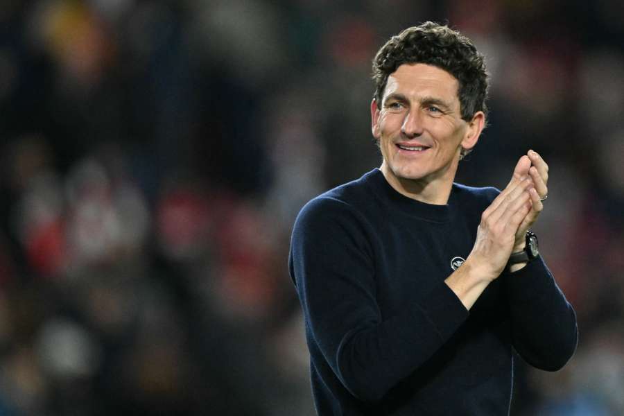 Keith Andrews celebrates his sides win vs Liverpool Keith Andrews celebrates his sides win vs Liverpool