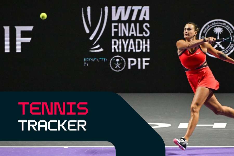 Aryna Sabalenka in action Aryna Sabalenka in action