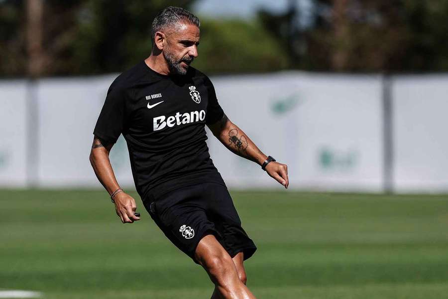 Rui Borges, treinador do Sporting Rui Borges, treinador do Sporting