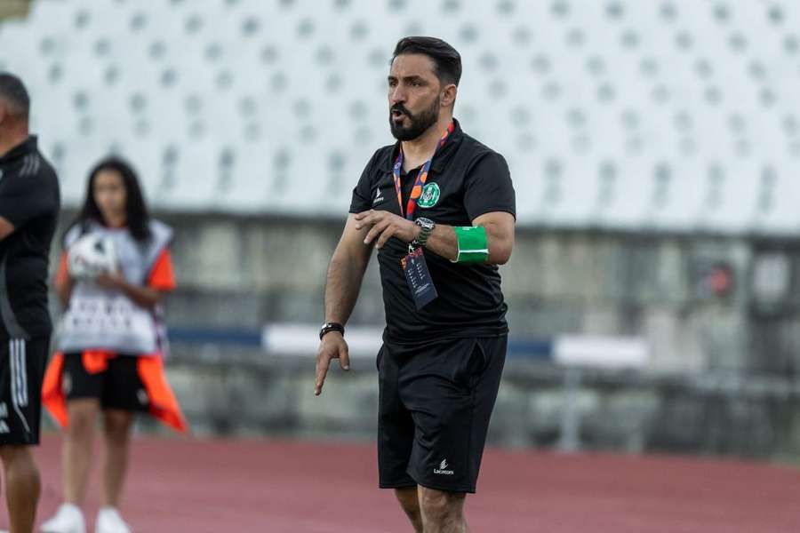 Roger Pinheiro assumiu a equipa no arranque da temporada 2024/25 Roger Pinheiro assumiu a equipa no arranque da temporada 2024/25