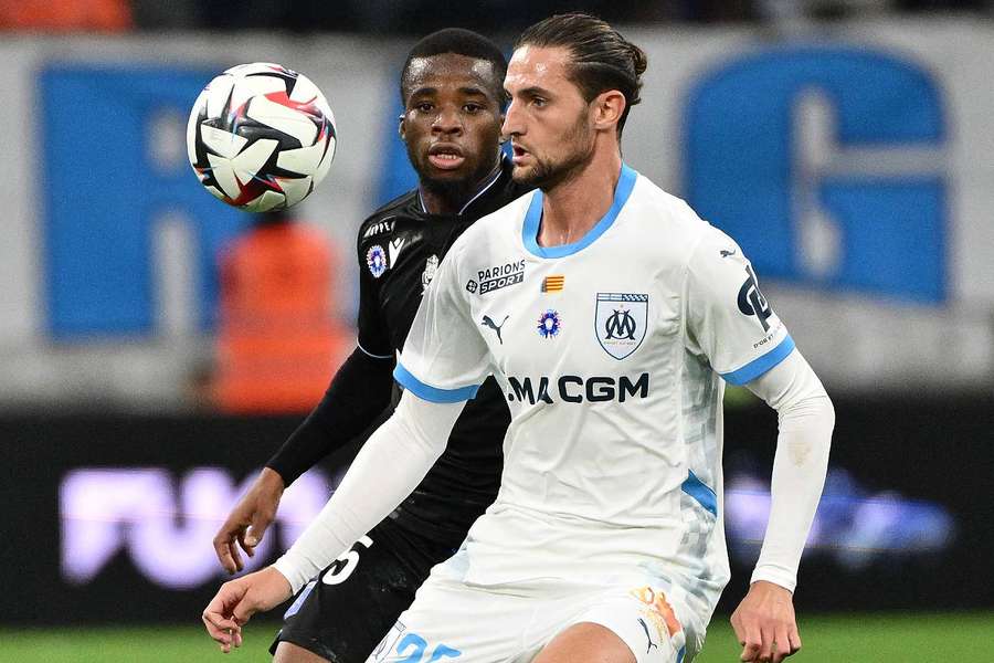 Adrien Rabiot durante el partido contra el Auxerre. 