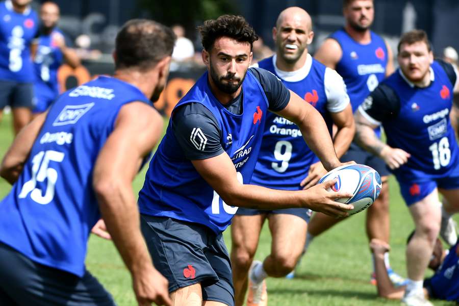 Antoine Hastoy à l'entraînement. 