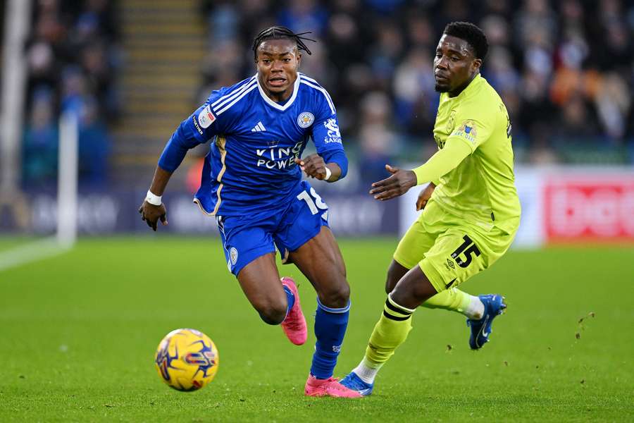 Fatawu Issahaku (L) has been electric for Leicester City
