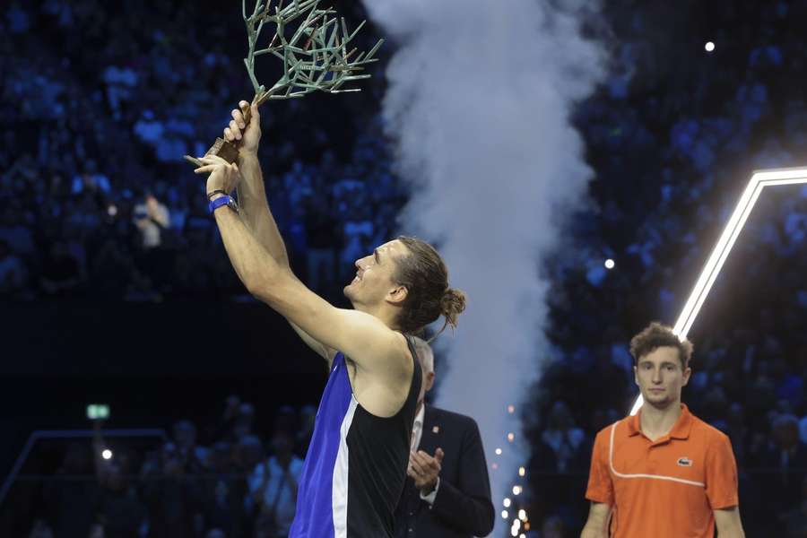 Zverev won the Paris Masters in 2024