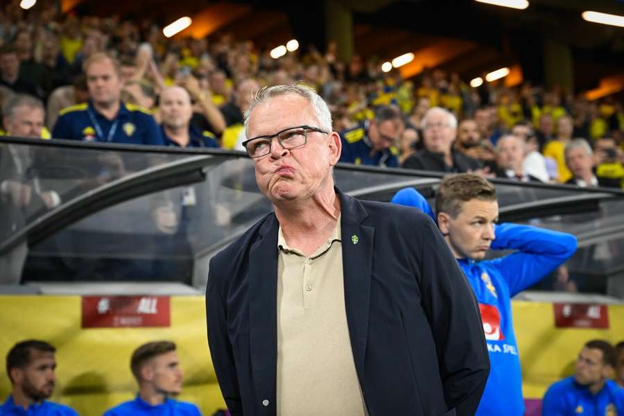 Andersson en septembre lors du match face à l'Autriche.