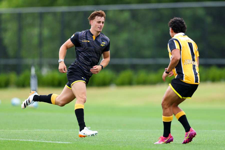 Ruben Love at Wellington Hurricanes training earlier this week.