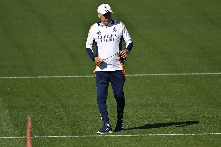 Carlo Ancelotti, treinador do Real Madrid