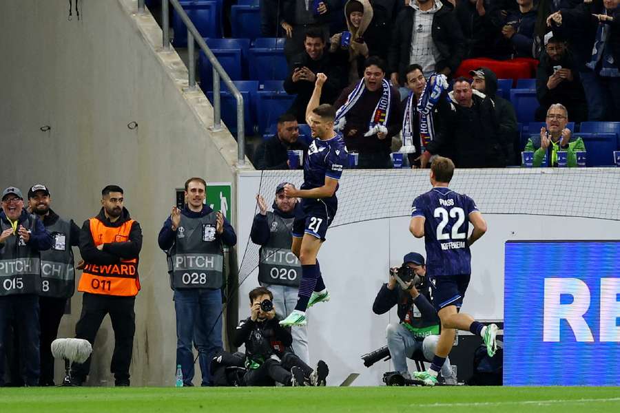 Kramaric celebrates goal