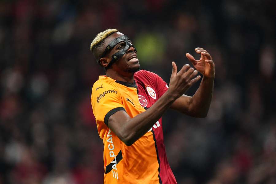 Victor Osimhen în tricoul lui Galatasaray