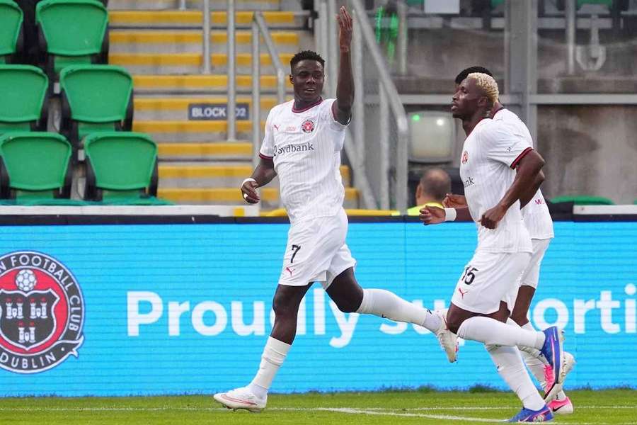 FC Midtjylland's Franculino celebrates scoring his side's first goal FC Midtjylland's Franculino celebrates scoring his side's first goal